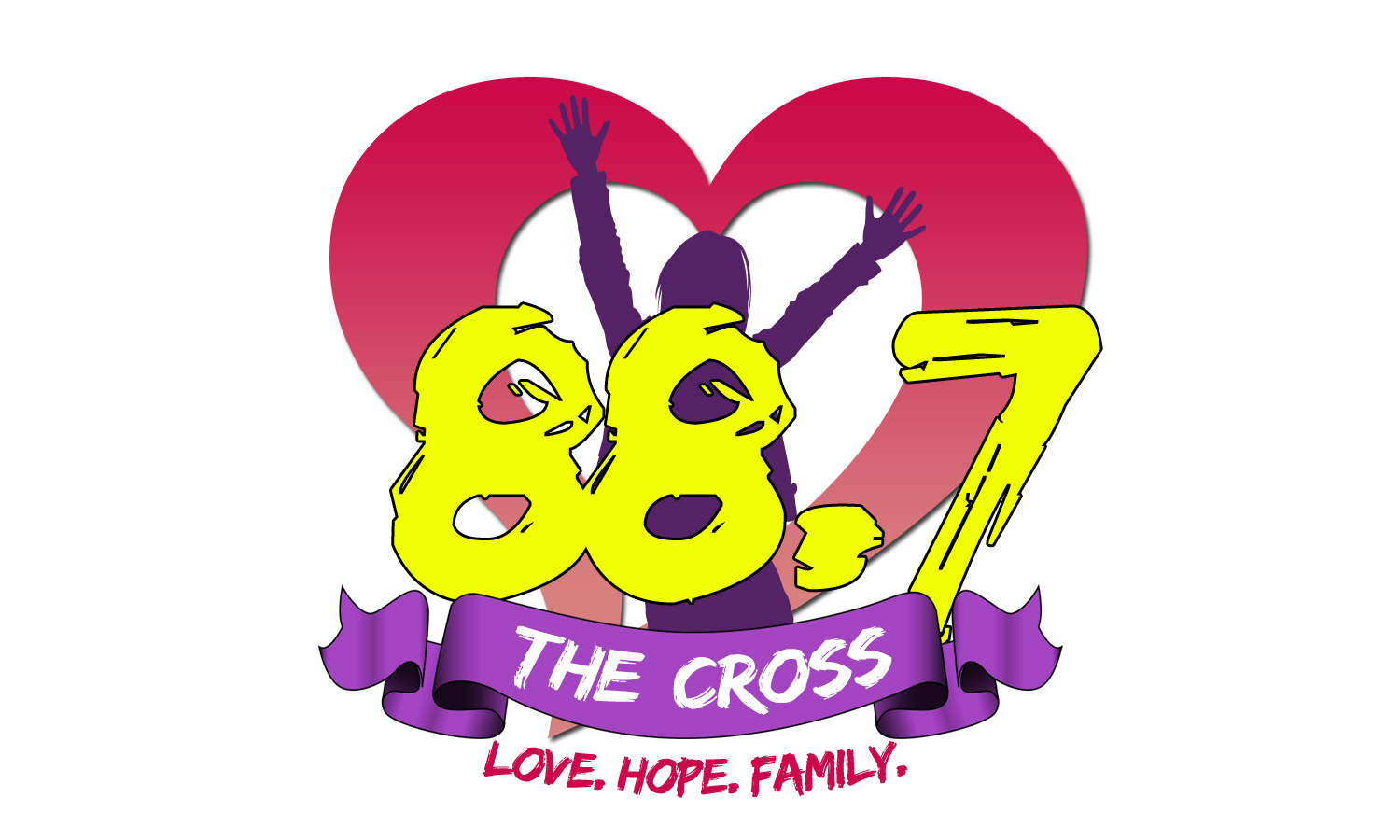 Logo Design by g_guy for 88.7 The Cross | Design #433319