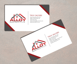 Business Card Design by M.Pirs for Alloy Roofing Pty Ltd | Design: #8468208