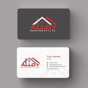 Diseño de Tarjeta de Presentación por INDIAN_Ashok para Alloy Roofing Pty Ltd | Diseño: #8469230
