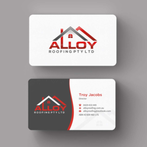 Business Card Design by INDIAN_Ashok for Alloy Roofing Pty Ltd | Design: #8469242