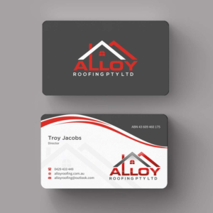 Business Card Design by INDIAN_Ashok for Alloy Roofing Pty Ltd | Design: #8469244