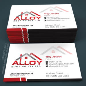 Business Card Design by adiazudin for Alloy Roofing Pty Ltd | Design: #8470281