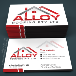 Business Card Design by adiazudin for Alloy Roofing Pty Ltd | Design: #8470470