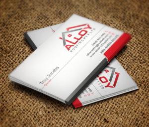Business Card Design by Verified artistry (Design garden) for Alloy Roofing Pty Ltd | Design: #8481862