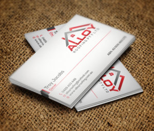 Business Card Design by Verified artistry (Design garden) for Alloy Roofing Pty Ltd | Design: #8481864