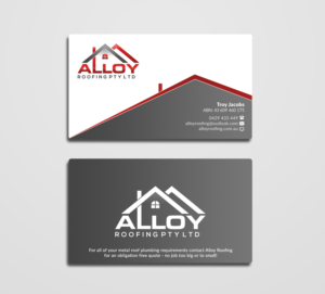 Design de Carte de Visite par AFHUN pour Alloy Roofing Pty Ltd | Design : #8509281