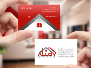 Business Card Design by Creations Box 2015 for Alloy Roofing Pty Ltd | Design: #8487748