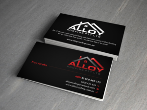 Business Card Design by Creations Box 2015 for Alloy Roofing Pty Ltd | Design: #8487813