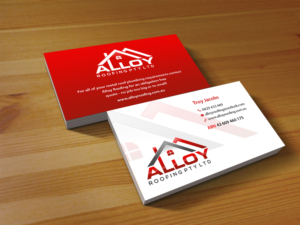 Business Card Design by Creations Box 2015 for Alloy Roofing Pty Ltd | Design: #8487831