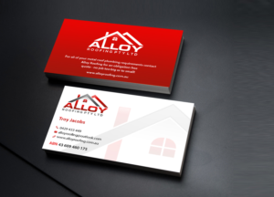 Business Card Design by Creations Box 2015 for Alloy Roofing Pty Ltd | Design: #8487832
