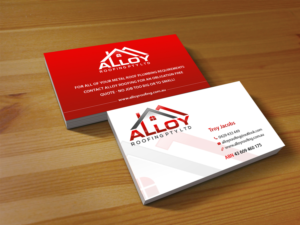 Business Card Design by Creations Box 2015 for Alloy Roofing Pty Ltd | Design: #8487833