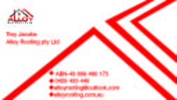 Business Card Design by Souvik Roy (Alex Pro) for Alloy Roofing Pty Ltd | Design #8470522