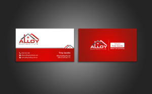 Business Card Design by chandrayaan.creative for Alloy Roofing Pty Ltd | Design: #8486063