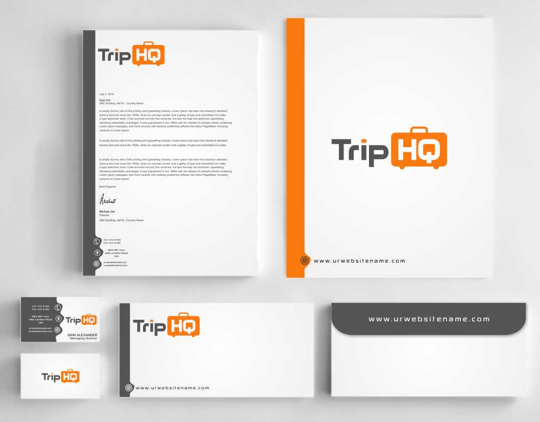 Stationery Design by AwsomeD for TripHQ | Design #8494258