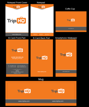 Stationery Design by Selda for TripHQ | Design: #8526860