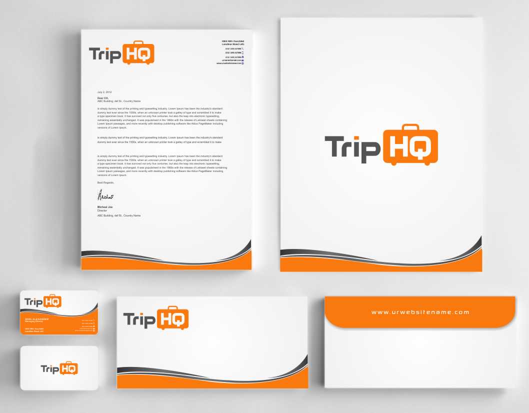 Stationery Design by szabist for TripHQ | Design #8494330