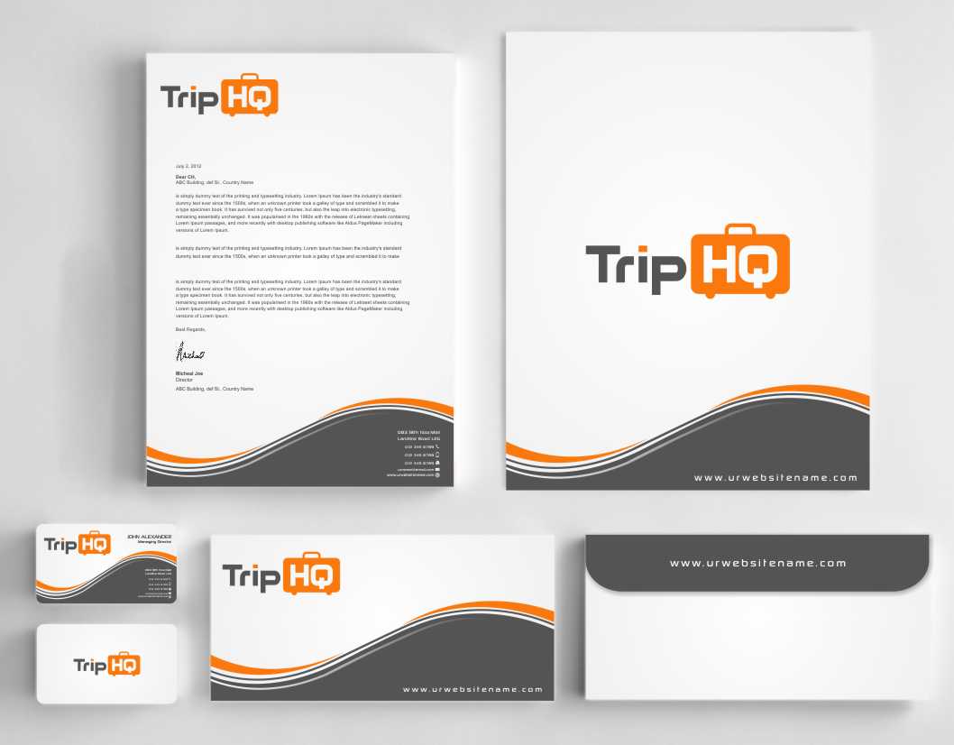 Stationery Design by szabist for TripHQ | Design #8494331