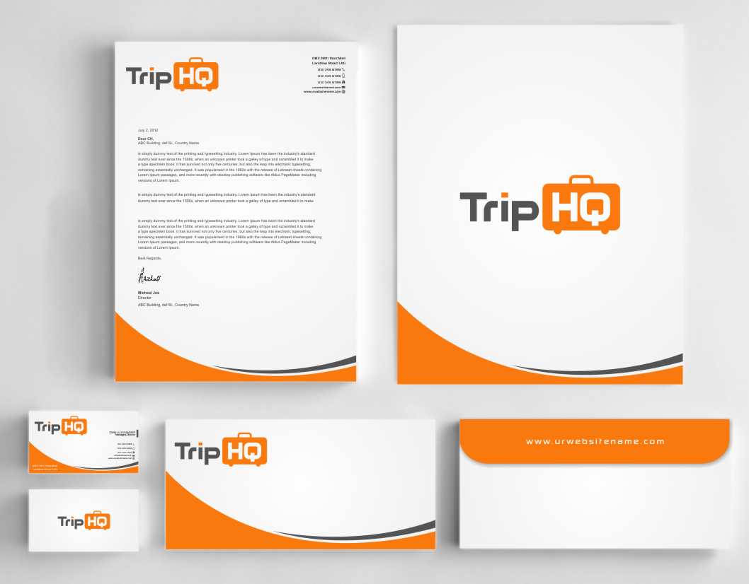 Stationery Design by szabist for TripHQ | Design #8494344