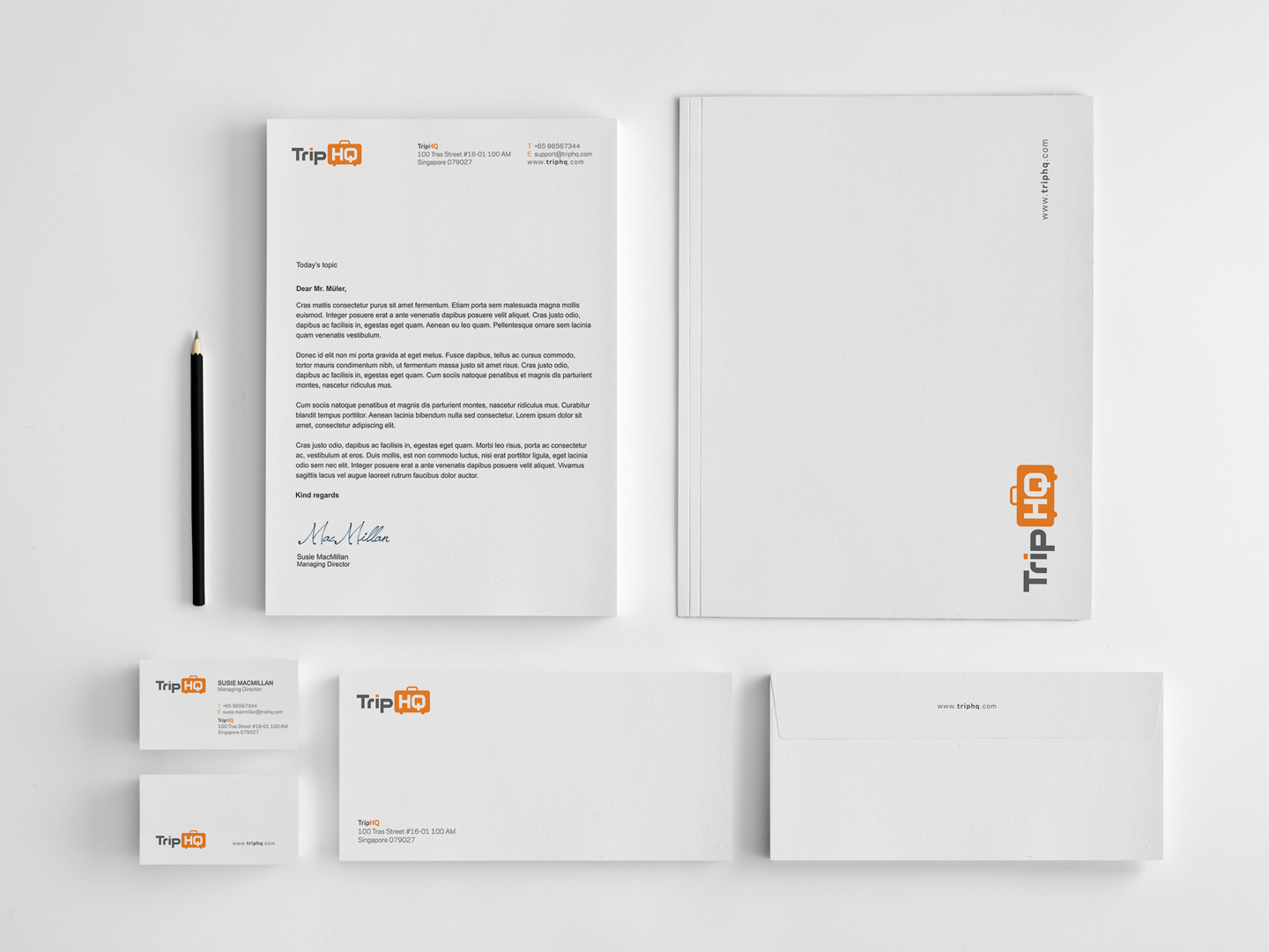 Stationery Design by HYPdesign for TripHQ | Design #8526050