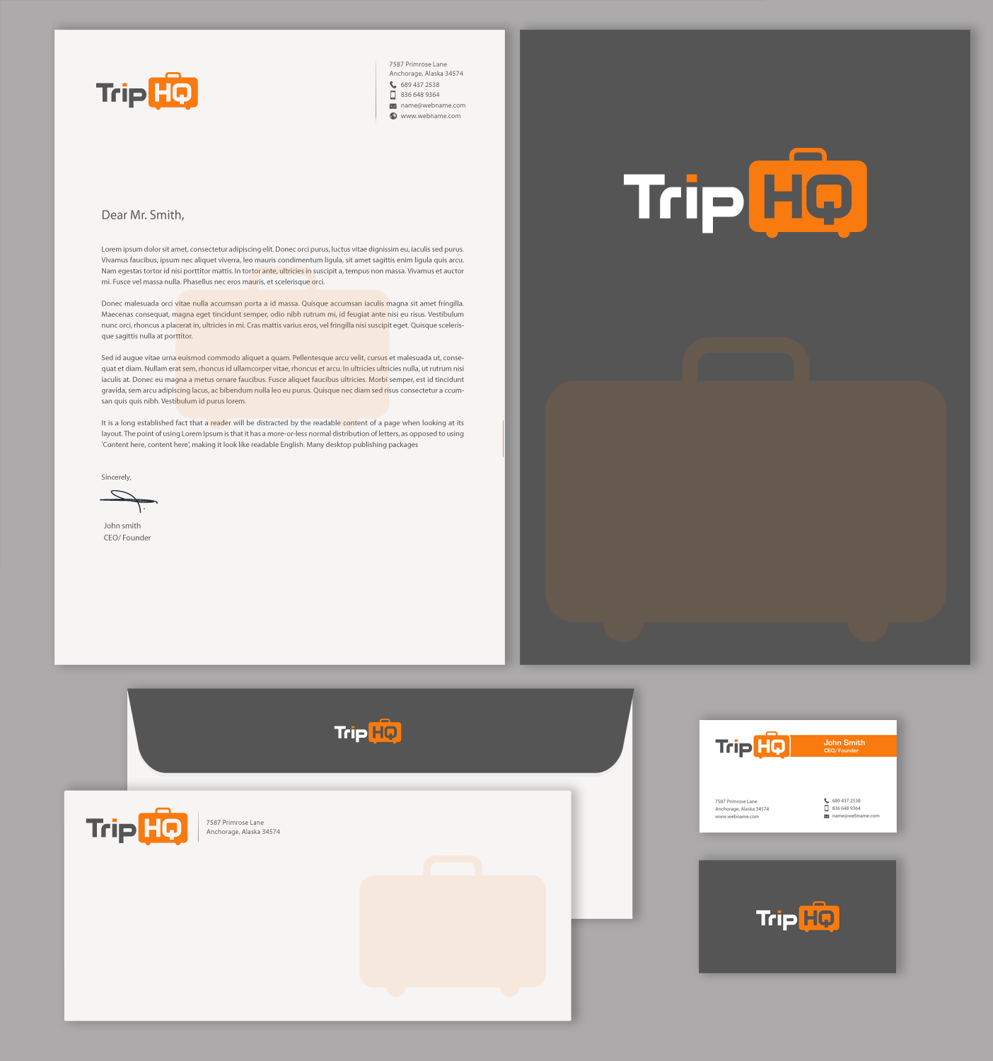 Stationery Design by chandrayaan.creative for TripHQ | Design #8506083