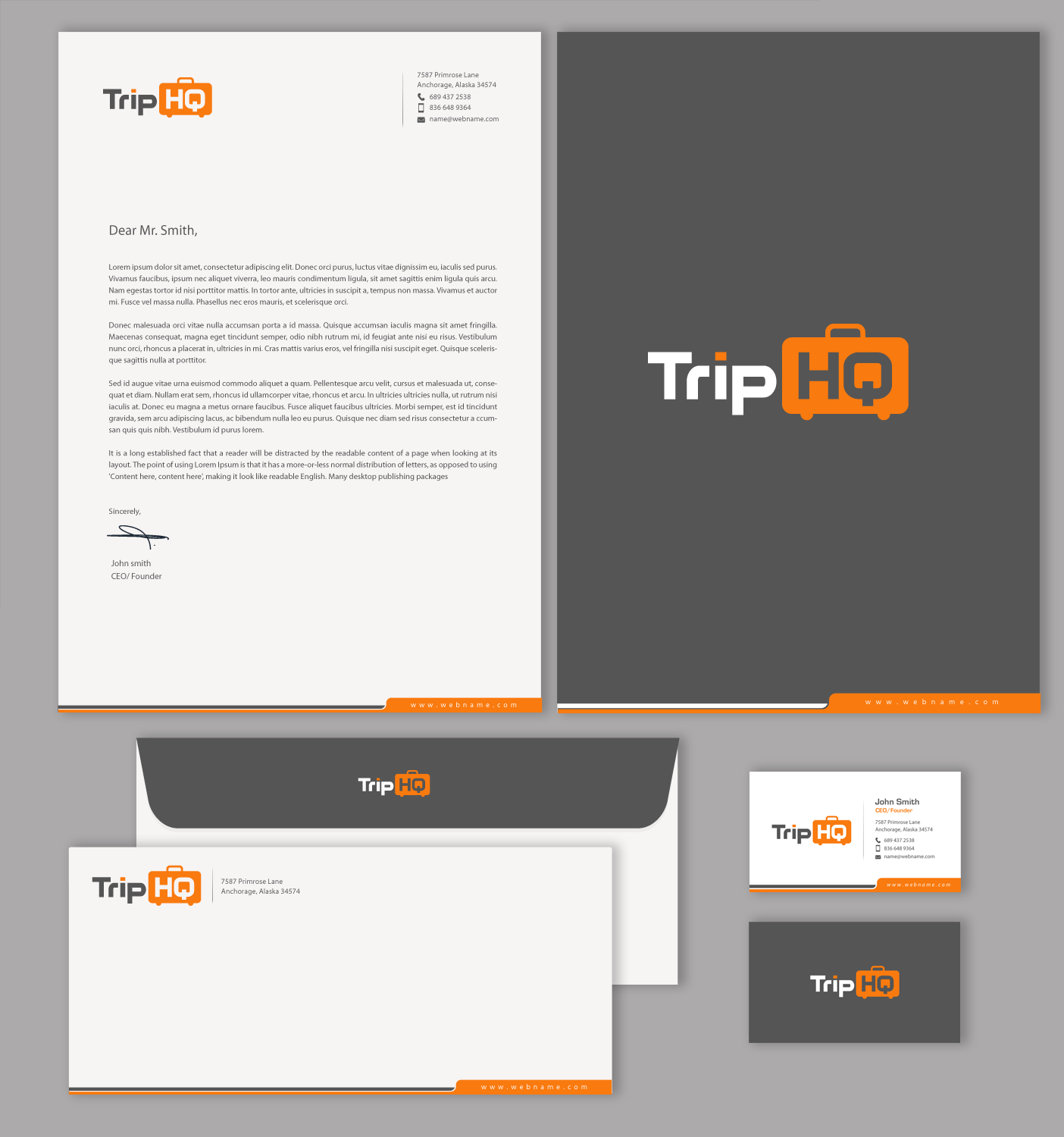 Stationery Design by chandrayaan.creative for TripHQ | Design #8534521