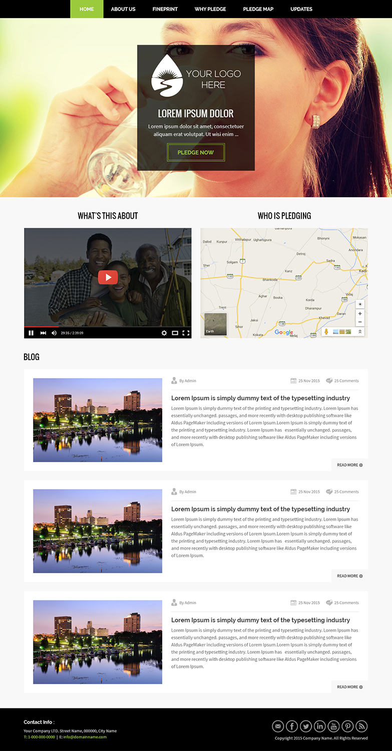 Diseño Web por RupalTechno para Water Words That Work LLC | Diseño #8483953