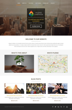 Web Design by pb for Water Words That Work LLC | Design: #8496484