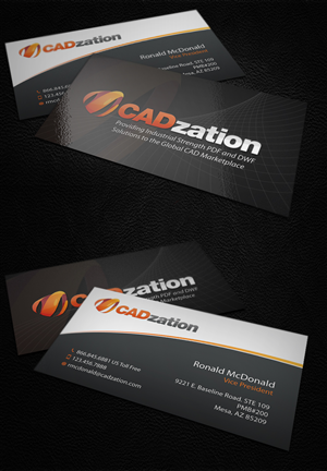 Business Card Design by acgrapix for CADzation | Design: #2028060