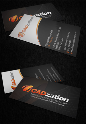 Business Card Design by acgrapix for CADzation | Design: #2028075