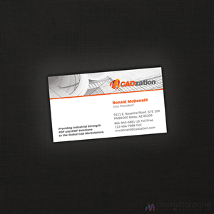 Business Card Design by Alex Mihalache for CADzation | Design: #2004702