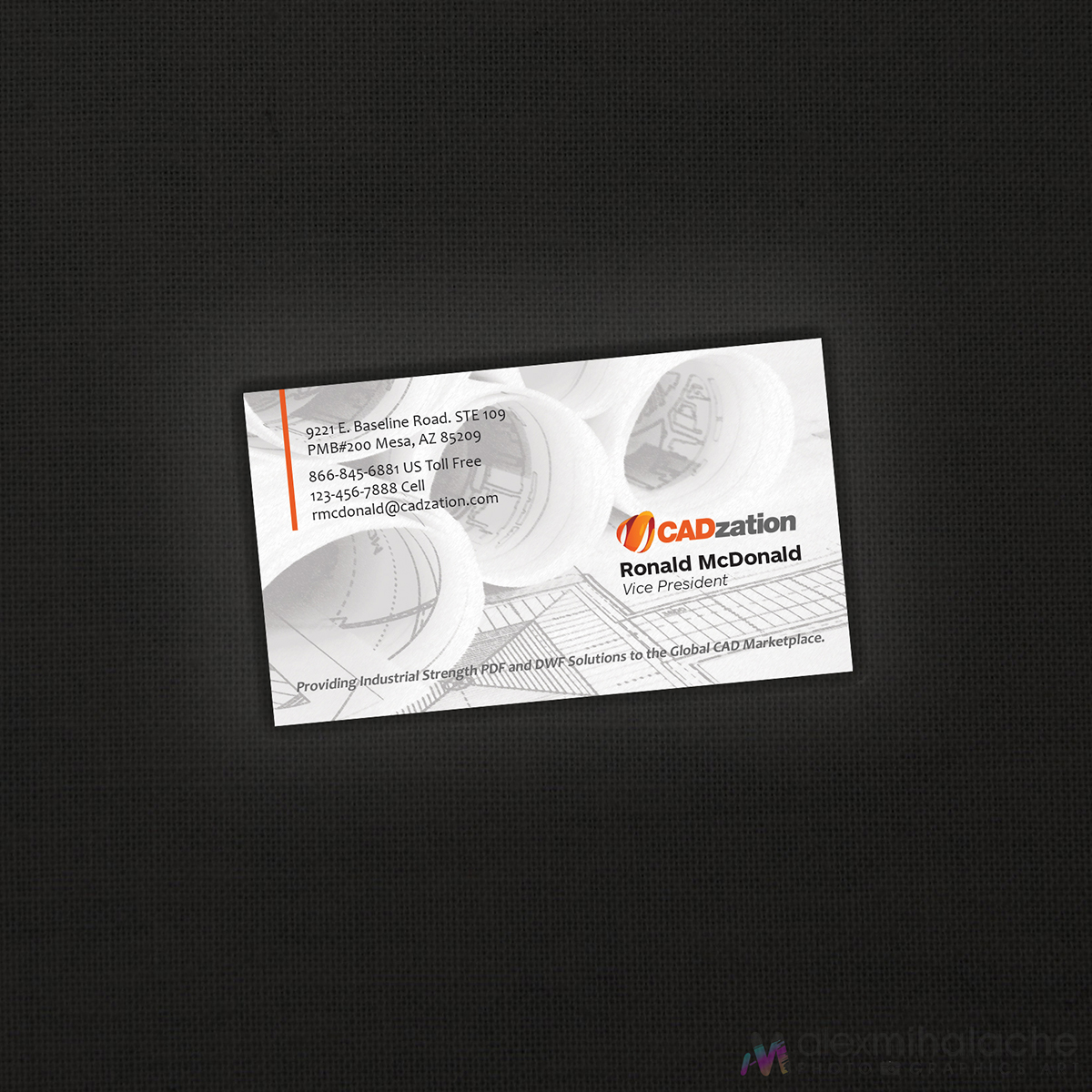 Business Card Design by Alex Mihalache for CADzation | Design #2004708