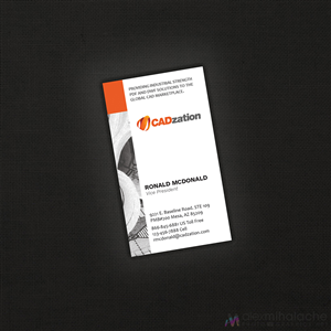 Business Card Design by Alex Mihalache for CADzation | Design: #2004710