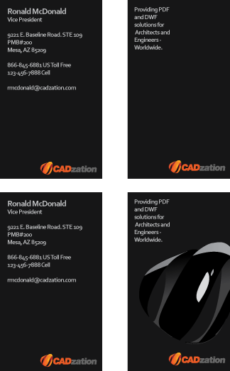Visitenkarten-Design von TedAtkinson für CADzation | Design #1990526