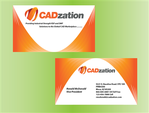 Business Card Design by RD Raju for CADzation | Design: #2021592