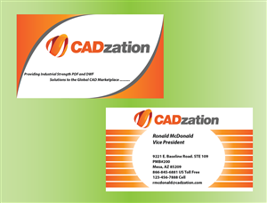 Business Card Design by RD Raju for CADzation | Design: #2021602