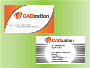 Business Card Design by RD Raju for CADzation | Design: #2021605