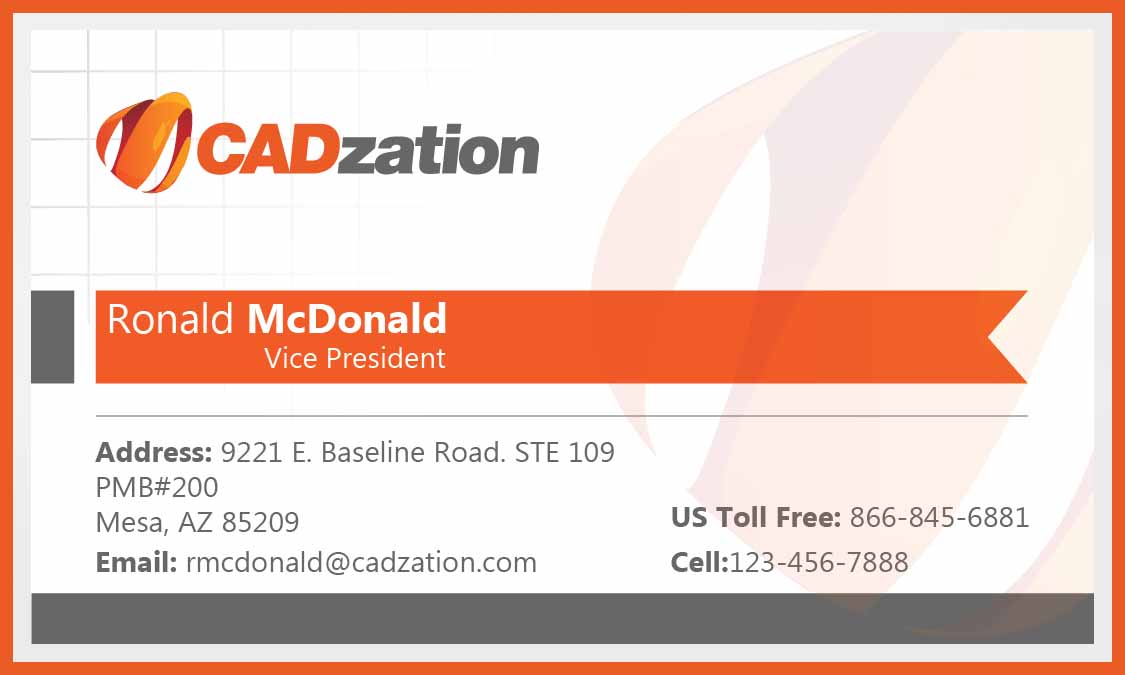 Business Card Design by dstudios for CADzation | Design #2037919