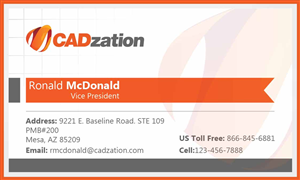 Business Card Design by dstudios for CADzation | Design: #2037919