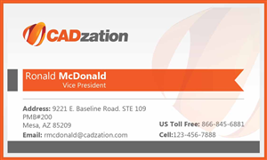 Business Card Design by dstudios for CADzation | Design: #2037927