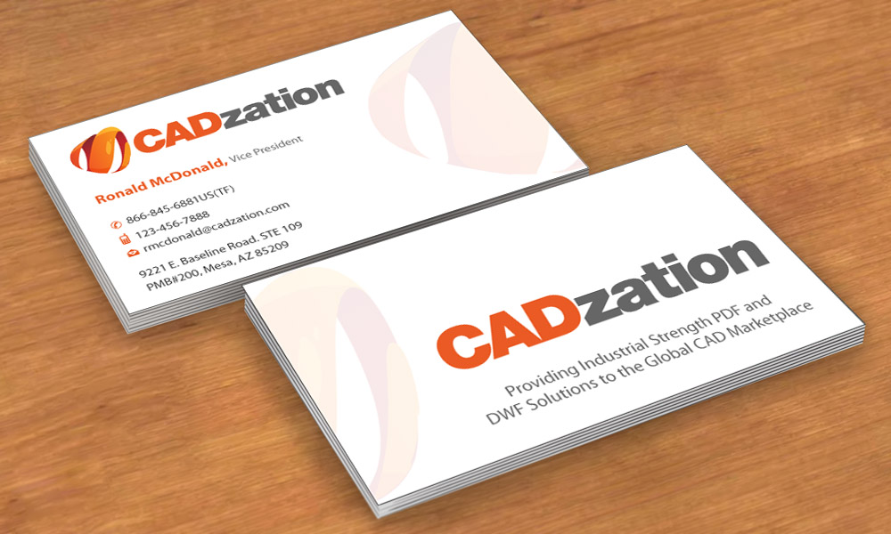 Business Card Design by Sbss for CADzation | Design #1991537