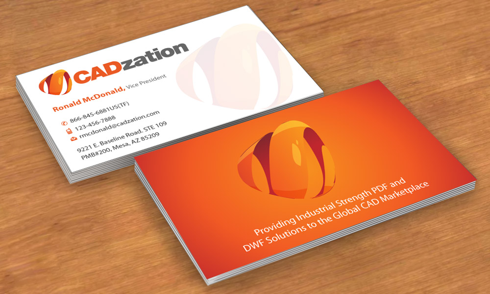 Business Card Design by Sbss for CADzation | Design #1991539