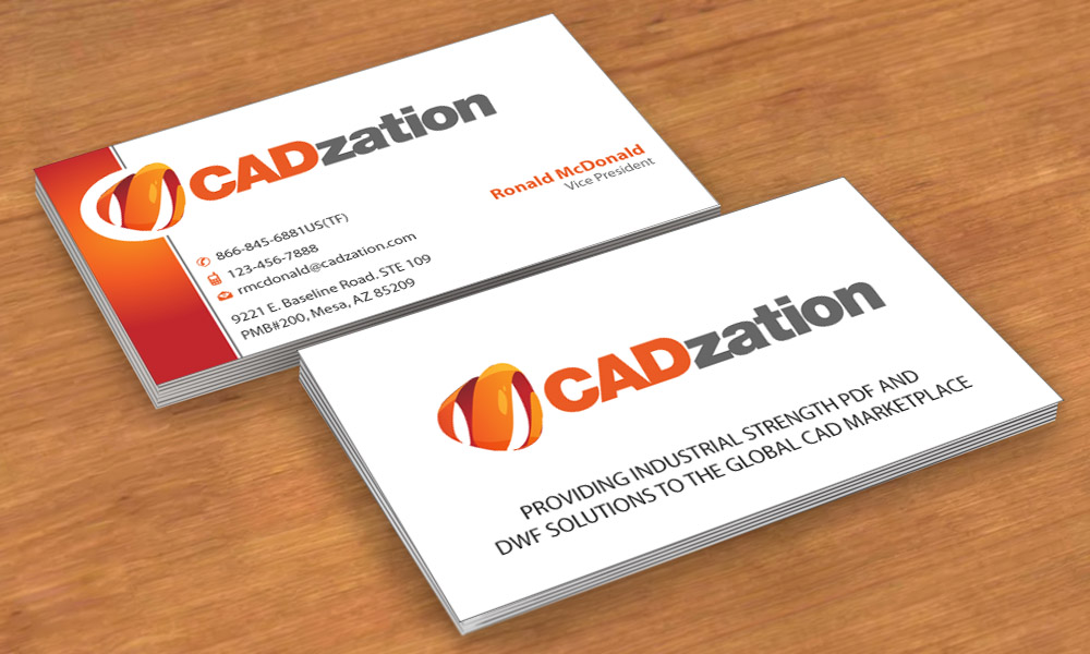 Business Card Design by Sbss for CADzation | Design #1991544