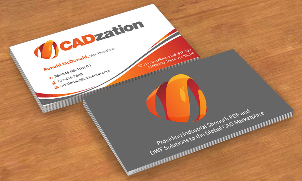 Business Card Design by Sbss for CADzation | Design #1991547