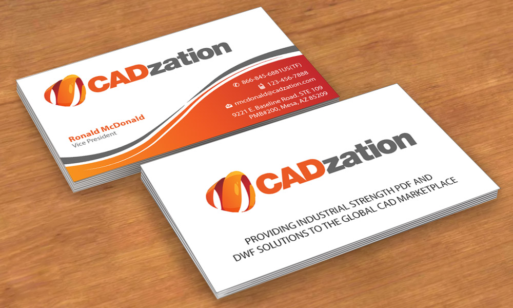 Business Card Design by Sbss for CADzation | Design #1991552