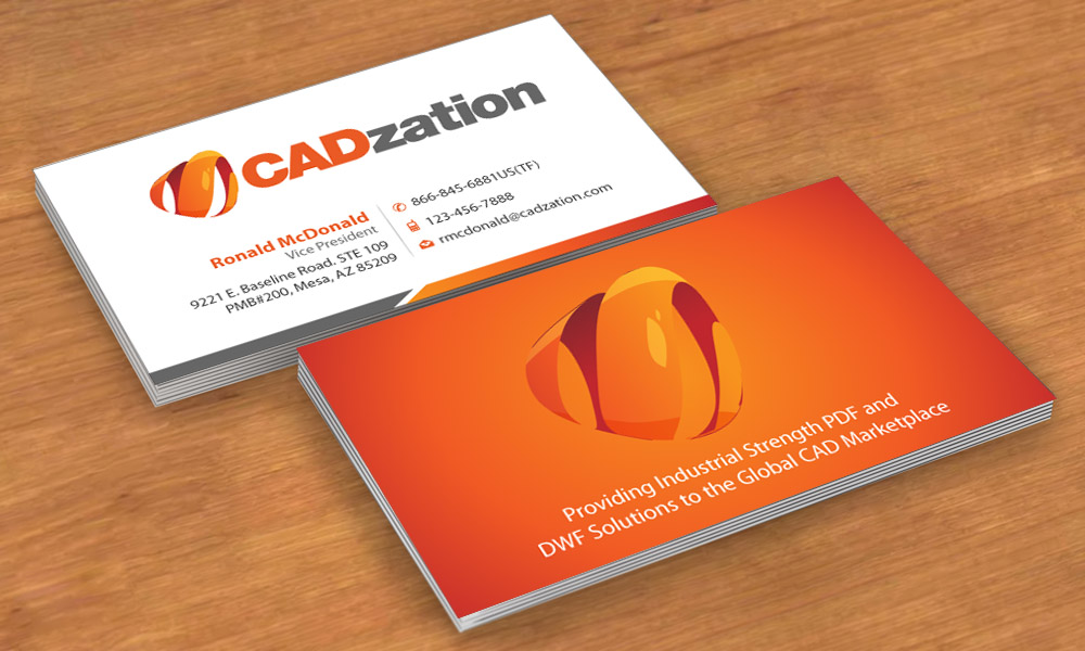 Business Card Design by Sbss for CADzation | Design #1991557