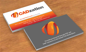 Business Card Design by Sbss for CADzation | Design: #1991558