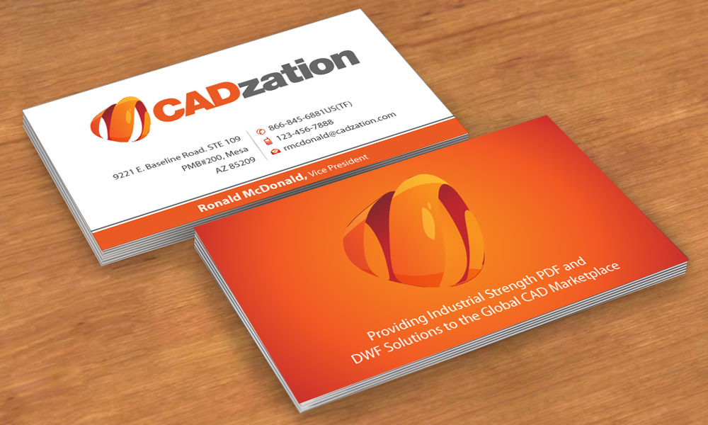Business Card Design by Sbss for CADzation | Design #1991561