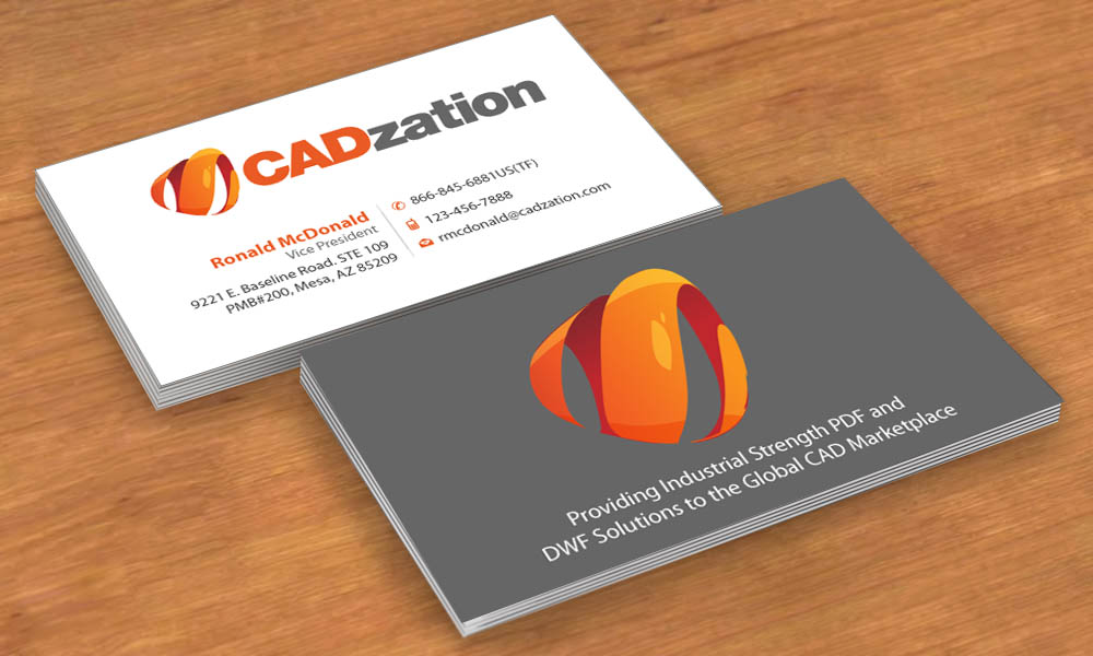 Business Card Design by Sbss for CADzation | Design #1992921