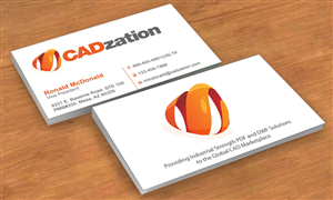 Business Card Design by Sbss for CADzation | Design: #1994100