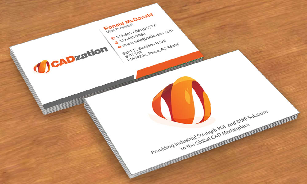 Business Card Design by Sbss for CADzation | Design #1994152
